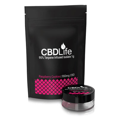 CBDLife CBD Products 1g / Raspberry Cookies CBDLife's CBD Terpene Infused Isolate 95%