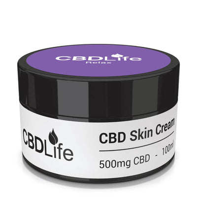 CBDLife CBD Products Relax CBDLife 500mg CBD Skin Cream 100ml