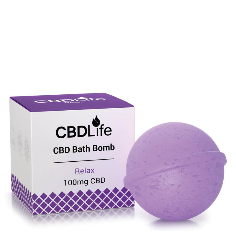 CBDLife CBD Products Relax CBDLife CBD 100mg Bath Bomb