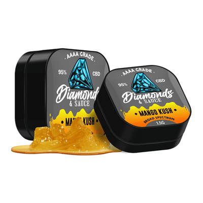 Diamonds & Sauce CBD Products Diamonds & Sauce 95% Broad Spectrum CBD Distillate - 1.5g