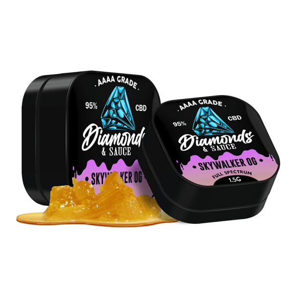 Diamonds & Sauce CBD Products Skywalker OG Diamonds & Sauce 95% Full Spectrum CBD Distillate - 1.5g