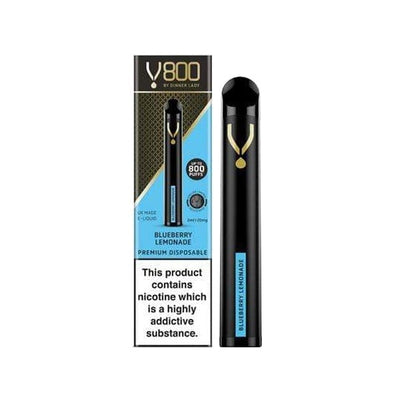 Dinner Lady Vaping Products 20mg Dinner Lady V800 Disposable Vape Pen 800 Puffs