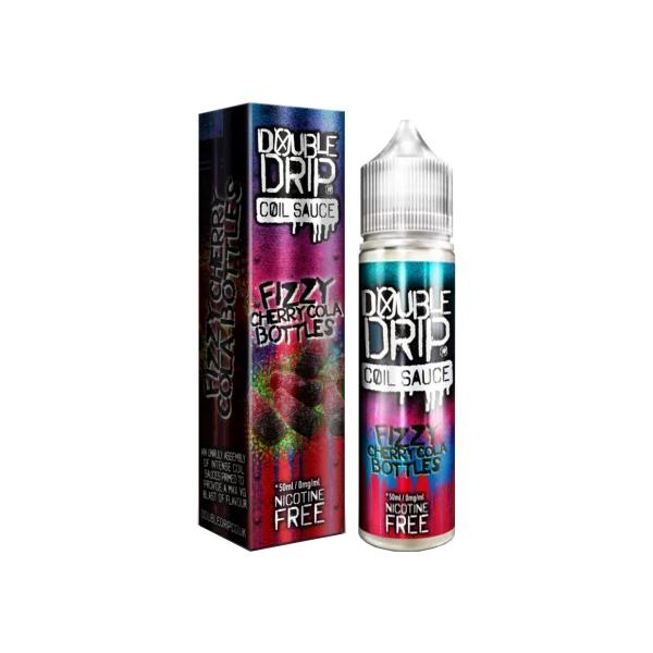 Double Drip Vaping Products Fizzy Cherry Cola Bottles 0mg Double Drip Shortfill 50ml (80VG/20PG)