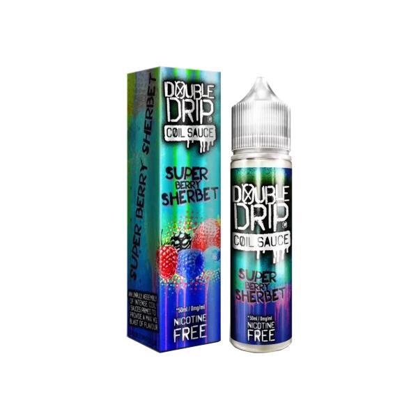 Double Drip Vaping Products Super Berry Sherbet 0mg Double Drip Shortfill 50ml (80VG/20PG)