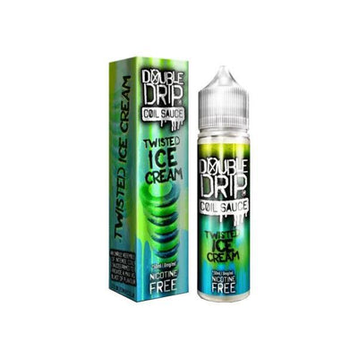 Double Drip Vaping Products Twisted Ice Cream 0mg Double Drip Shortfill 50ml (80VG/20PG)