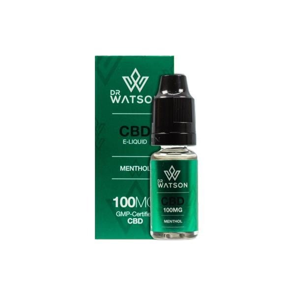 Dr Watson CBD Products Menthol Dr Watson 100mg CBD Vaping Liquid 10ml