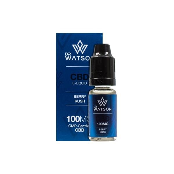 Dr Watson CBD Products Berry Kush Dr Watson 100mg CBD Vaping Liquid 10ml