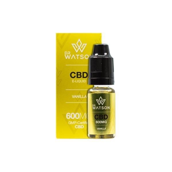 Dr Watson CBD Products Vanilla Dr Watson 600mg CBD Vaping Liquid 10ml