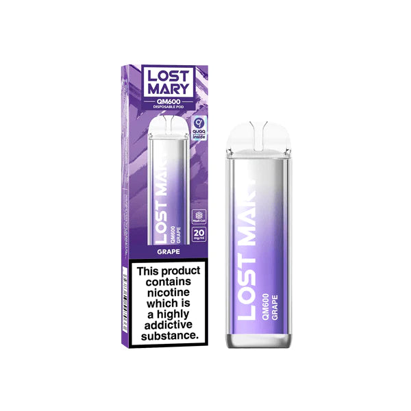 ELF Bar Vaping Products 20mg ELF Bar Lost Mary QM600 Disposable Vape Device 600 Puffs