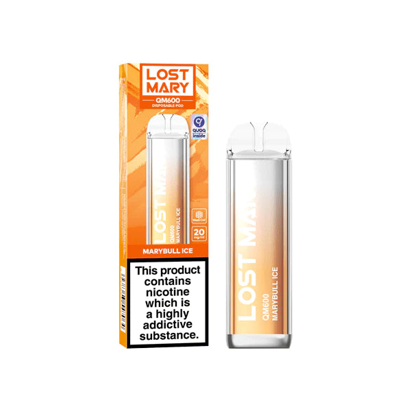 ELF Bar Vaping Products Blueberry Sour Raspberry 20mg ELF Bar Lost Mary QM600 Disposable Vape Device 600 Puffs