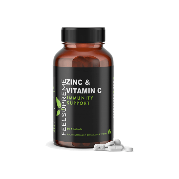 Feel Supreme CBD Products Feel Supreme 7200mg Zinc With Vitamin C Tablets - 60 Tabs