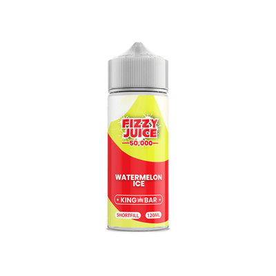 Fizzy Juice Vaping Products Watermelon Ice Fizzy Juice King Bar 100ml Shortfill 0mg (70VG/30PG)