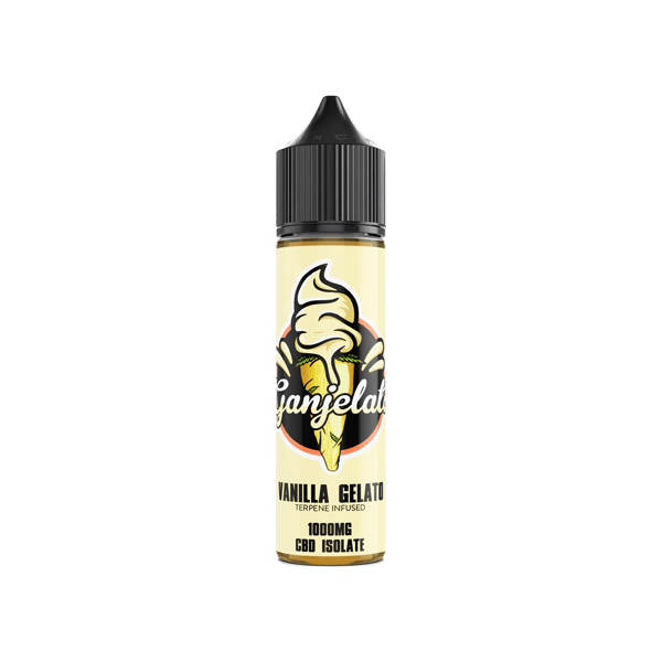 Ganjelato CBD Products Ganjelato 1000mg CBD Isolate E-liquid 50ml (50VG/50PG)