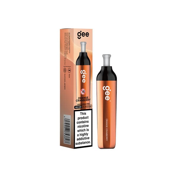 Gee Vaping Products 20mg ELF BAR Gee 600 Disposable Pod Vape Device 600 Puffs