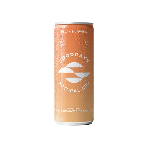 Goodrays CBD Products Goodrays 30mg CBD Blood Orange & Grapefruit Seltzer 250ml