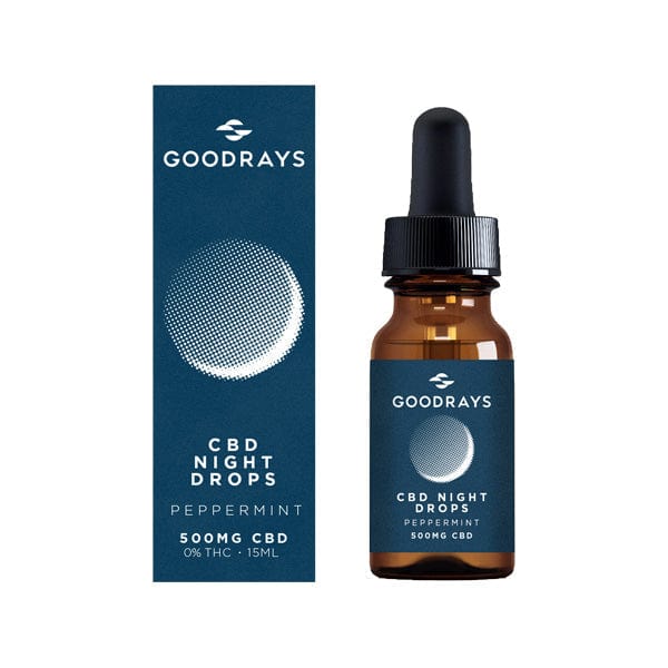 Goodrays CBD Products Goodrays 500mg CBD Peppermint Night Drops 15ml