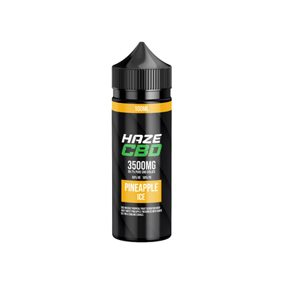 Haze CBD Products Pineapple Ice Haze 3500mg CBD E-Liquid 100ml (50VG/50PG)