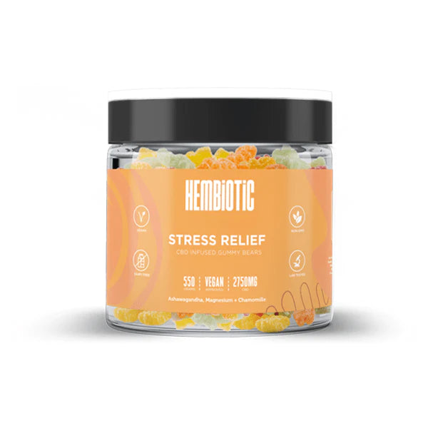 Hembiotic CBD Products Hembiotic 2750mg Bulk CBD Gummy Bears - 550g