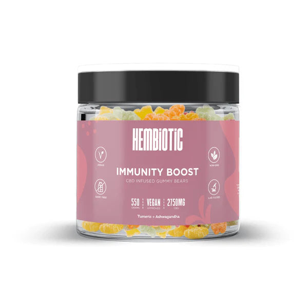 Hembiotic CBD Products Hembiotic 2750mg Bulk CBD Gummy Bears - 550g