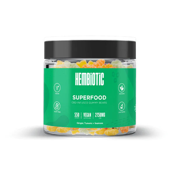 Hembiotic CBD Products Hembiotic 2750mg Bulk CBD Gummy Bears - 550g