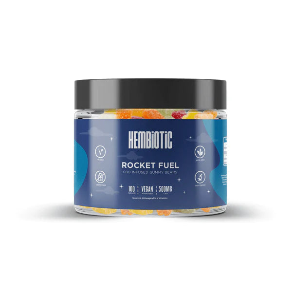 Hembiotic CBD Products Hembiotic 500mg CBD Gummy Bears - 100g