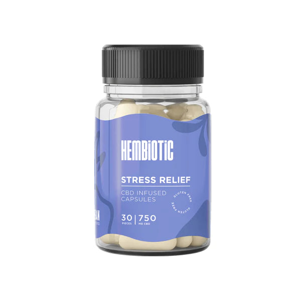 Hembiotic CBD Products Hembiotic 750mg CBD Capsules - 30 Caps