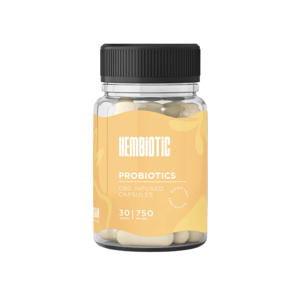 Hembiotic CBD Products Hembiotic 750mg CBD Capsules - 30 Caps