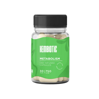 Hembiotic CBD Products Hembiotic 750mg CBD Capsules - 30 Caps