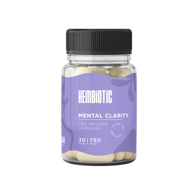 Hembiotic CBD Products Hembiotic 750mg CBD Capsules 30 Caps