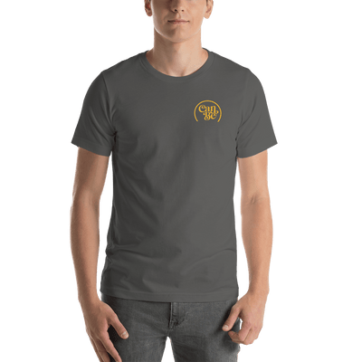 Hemprove UK Asphalt / S CanBe CBD Chest Crest t-shirt - Unisex