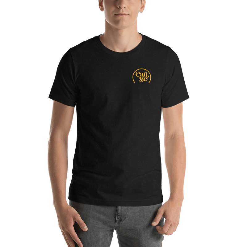 Hemprove UK Black Heather / XS CanBe CBD Chest Crest t-shirt - Unisex
