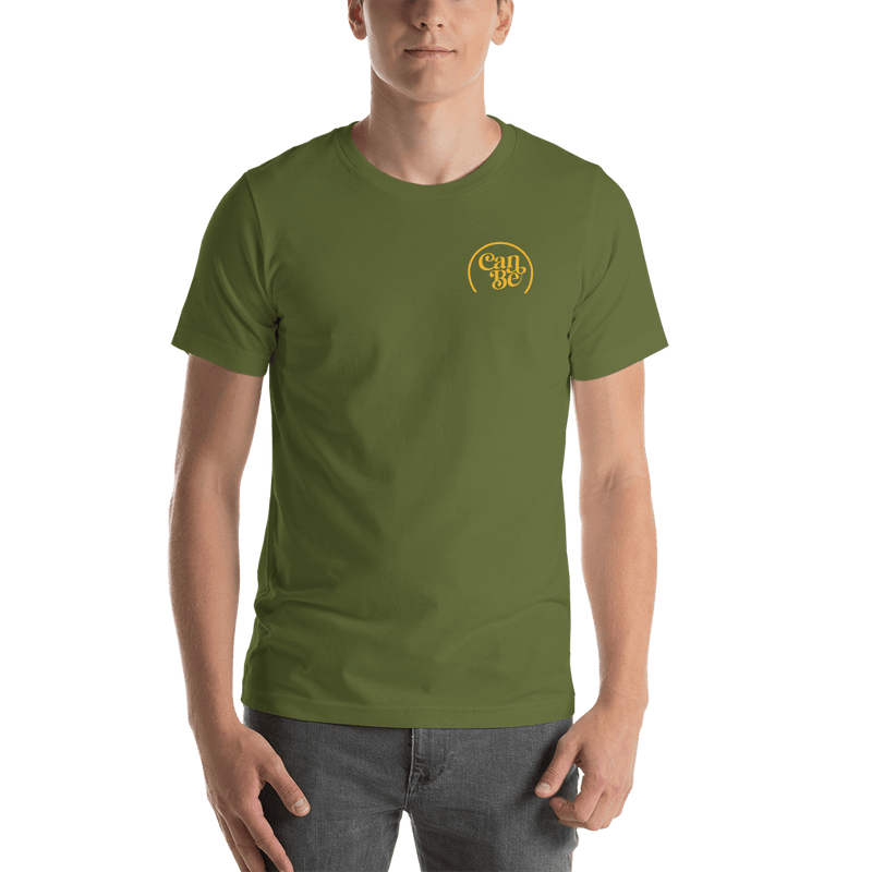 Hemprove UK Olive / S CanBe CBD Chest Crest t-shirt - Unisex