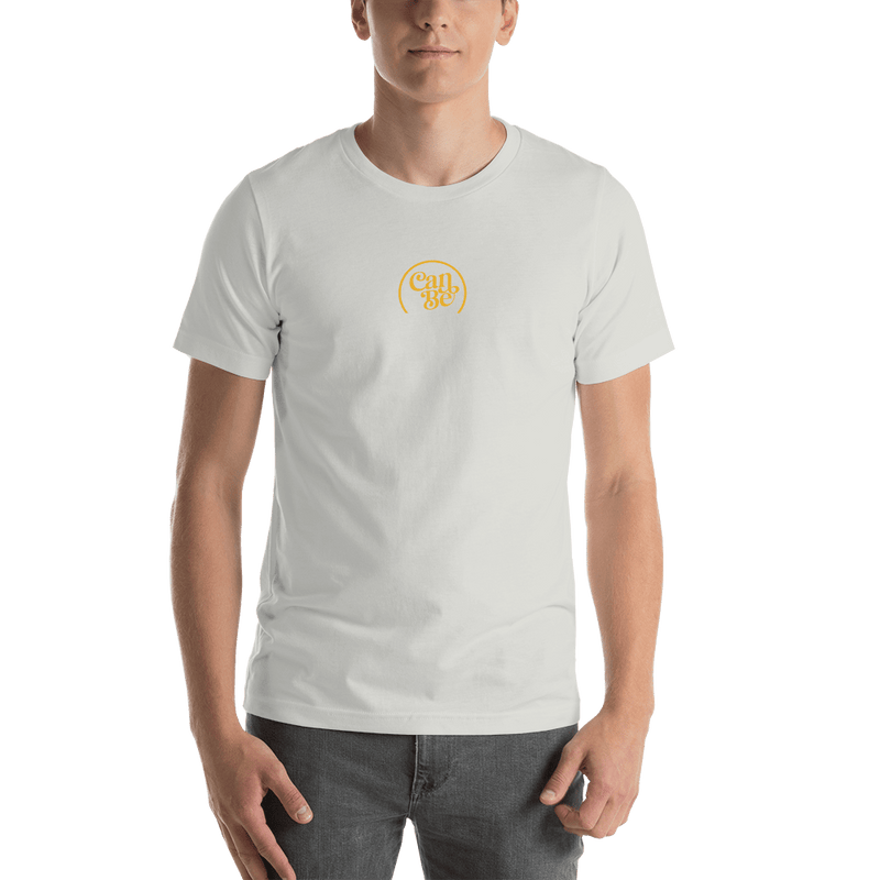 Hemprove UK Silver / S Unisex CanBe CBD Centre Crest t-shirt
