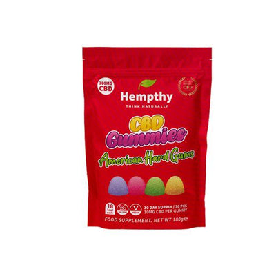 Hempthy CBD Products American Hard Gums Hempthy 300mg CBD Gummies