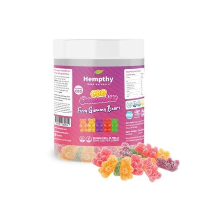 Hempthy CBD Products Hempthy 1200mg CBD Fizzy Gummy Bears
