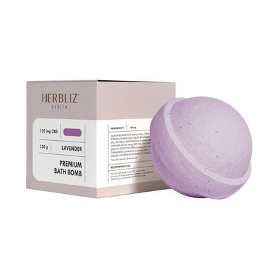 Herbliz CBD Products Mint Herbliz 150mg CBD Premium Bath Bombs - 150g