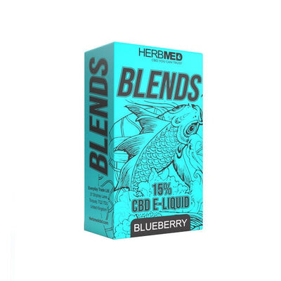 Herbmed CBD Products Blueberry Herbmed CBD 1500mg CBD Vaping Liquid 10ml (80PG/20VG)