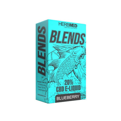 Herbmed CBD Products Blueberry Herbmed CBD 2000mg CBD Vaping Liquid 10ml (80PG/20VG)