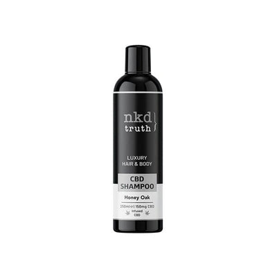JCS Infusions CBD Products Honey Oak NKD 150mg CBD Hair and Body Shampoo 250ml