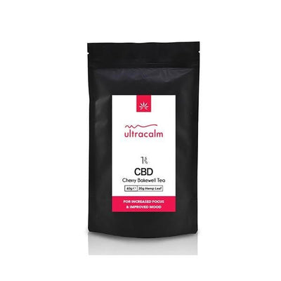 JCS Infusions CBD Products Ultracalm 1.5% CBD Cherry Tea 40g