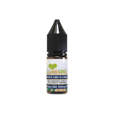 Love CBD CBD Products Love CBD 600mg Indica CBD + CBG E-liquid 10ml (65PG/35VG)