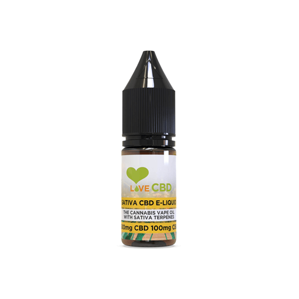 Love CBD CBD Products Love CBD 600mg Sativa CBD + CBG E-liquid 10ml (65PG/35VG)