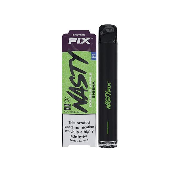 Nasty Fix Vaping Products Double Apple 20mg Nasty Fix Disposable Vape Pod 675 Puffs