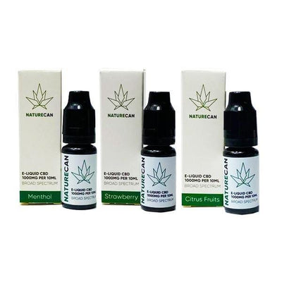 Naturecan CBD Products Naturecan 1000mg CBD E-Liquid 10ml (80VG/20PG)