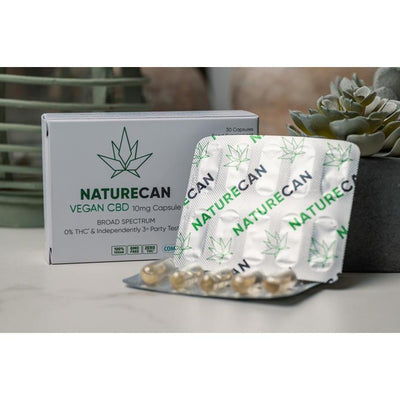 Naturecan CBD Products Naturecan 10mg Vegan CBD Capsules - 30 Caps