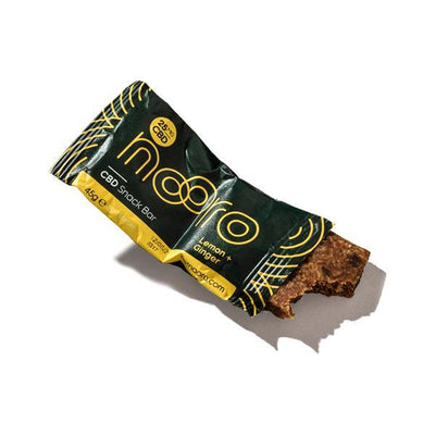 Nooro Bars CBD Products Nooro 25mg CBD Lemon & Ginger CBD Oat Bar - 45g