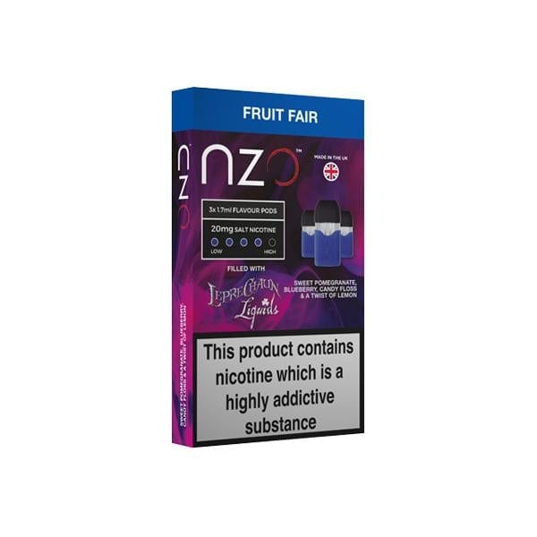 NZO Vaping Products Fruit Fair NZO 20mg Leprechaun Liquids Nic Salt