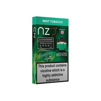 NZO Vaping Products Mint Tobacco NZO 20mg Leprechaun Liquids Nic Salt