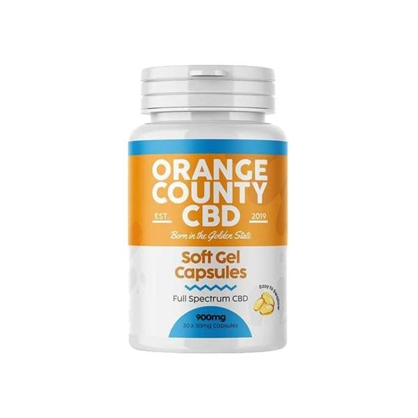 Orange County CBD CBD Products Orange County 900mg Full Spectrum CBD Capsules 30