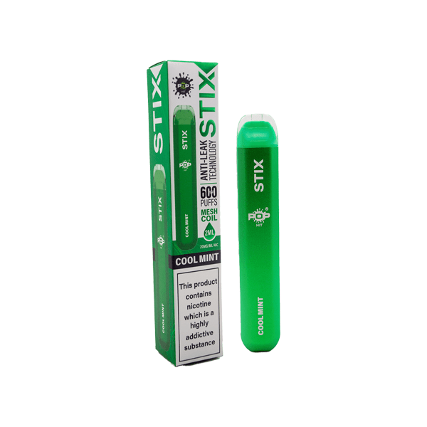 Pop Hit Vaping Products 20mg Pop Hit Stix Disposable Vaping Device 600 Puffs